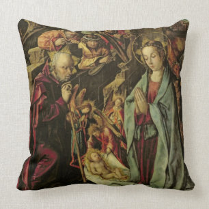 The Nativity Throw Pillow