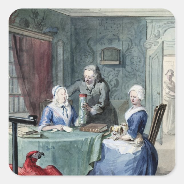 The Naturalist Square Sticker (Front)