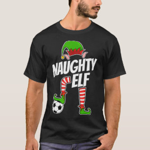 The Naughty Soccer Elf T-Shirt