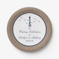 The Nautical Lighthouse Burlap Wedding Collection