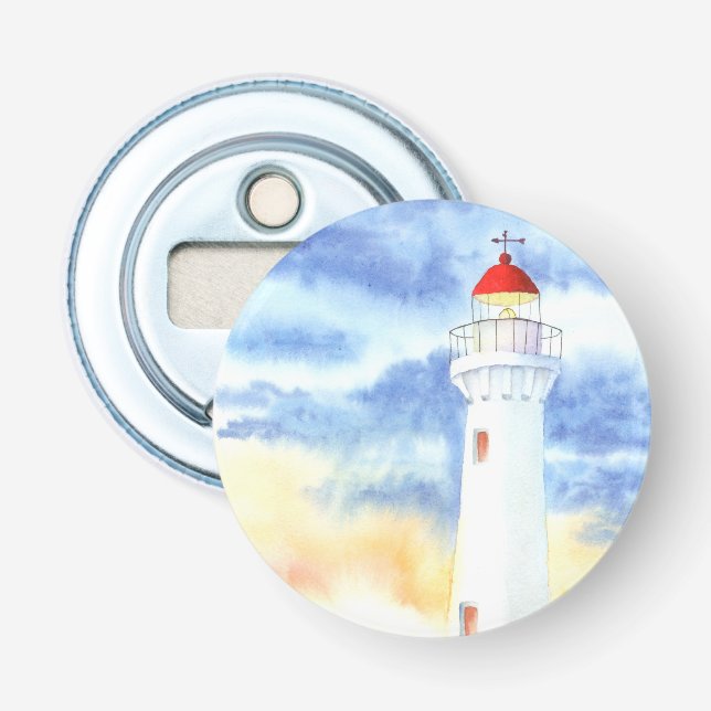 The Nautical Lighthouse Mountains Bottle Opener (Front)