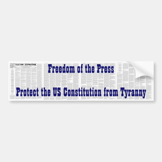 The Nauvoo Expositor Bumper Sticker (Front)