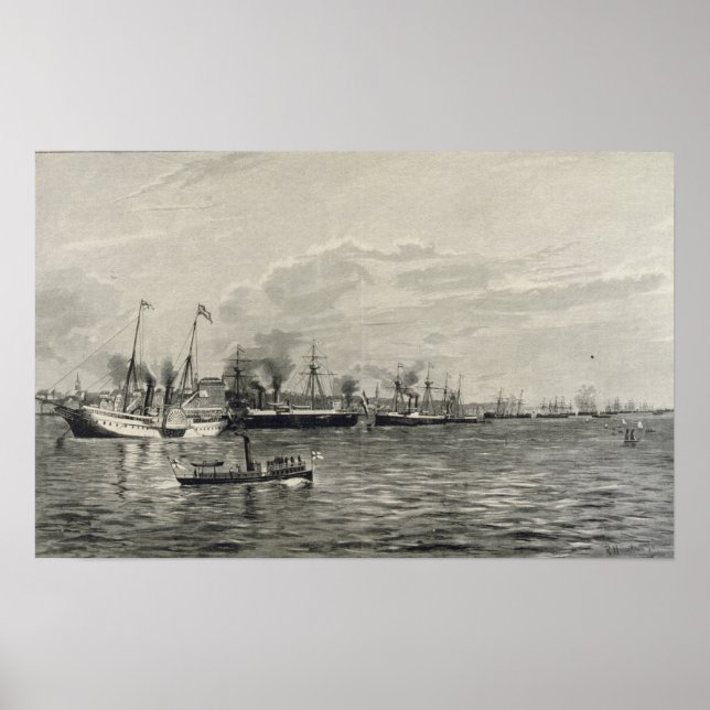 The Naval Review in Kiel Poster (Front)