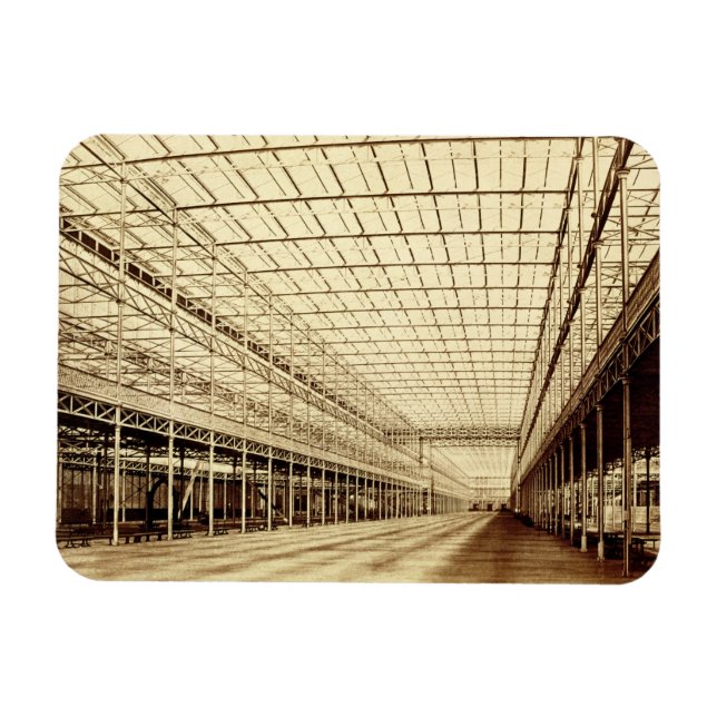 The Nave at Crystal Palace, Hyde Park, March 1852 Magnet (Horizontal)