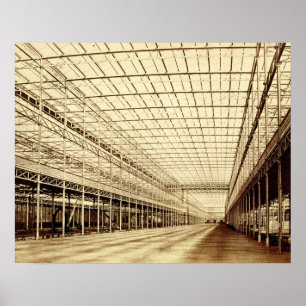 The Nave at Crystal Palace, Hyde Park, March 1852 Poster