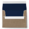 The Navy Starfish Burlap Beach Wedding Collection