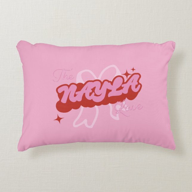 The NAYLA Love Accent Pillow (Front)