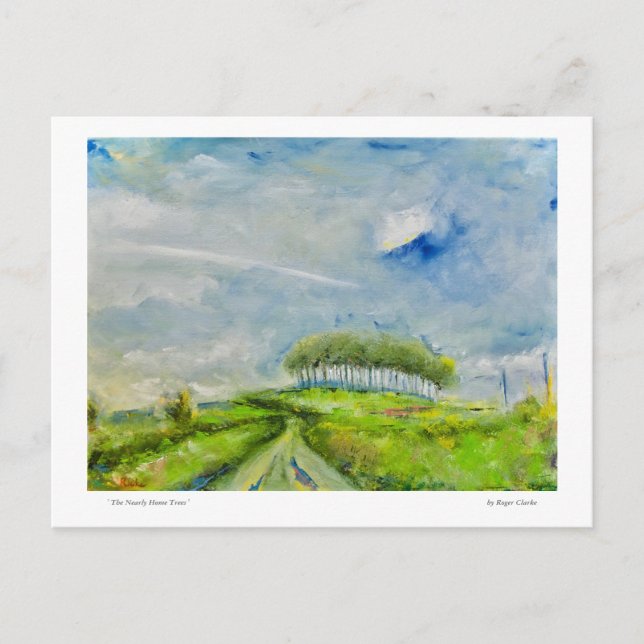 The Nearly Home Trees Postcard (Front)
