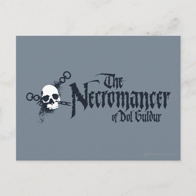 The Necromancer Name Postcard (Front)