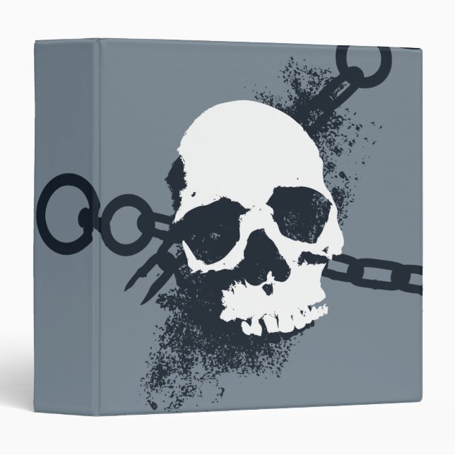 The Necromancer Skull Symbol Binder (Front/Spine)