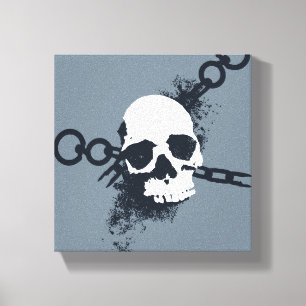 The Necromancer Skull Symbol Canvas Print