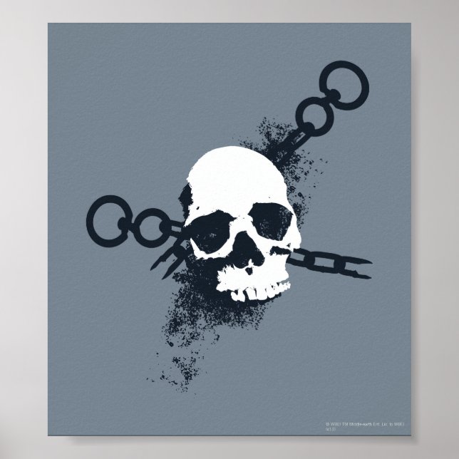 The Necromancer Skull Symbol Poster (Front)