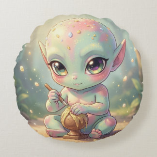 The Nectar Galaxy Wanderers.3 Round Pillow