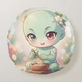 The Nectar Galaxy Wanderers.5 Round Pillow