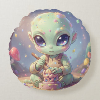 The Nectar Galaxy Wanderers.7 Round Pillow