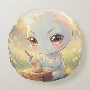 The Nectar Galaxy Wanderers Round Pillow