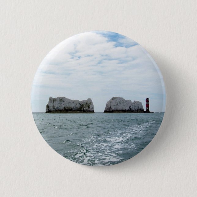 The Needles 2 Inch Round Button (Front)