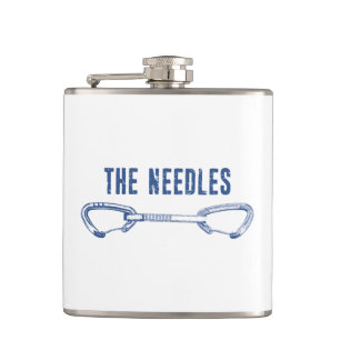 The Needles Climbing Quickdraw Hip Flask