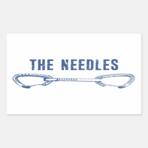 The Needles Climbing Quickdraw Sticker