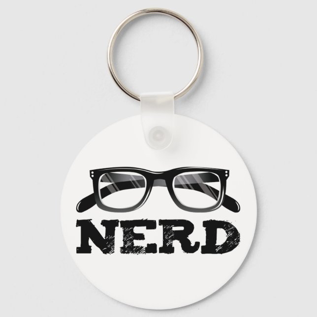 The Nerd or The Nerds Keychain (Front)