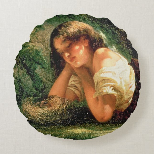The Nest Round Pillow (Front)