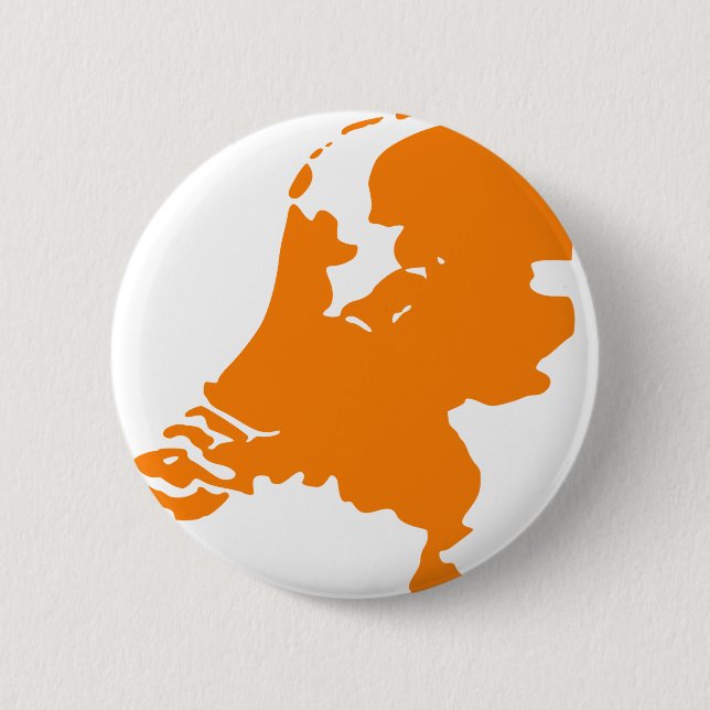 The Netherlands 2 Inch Round Button (Front)