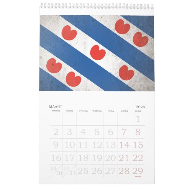 The Netherlands Calendar (Mar 2026)