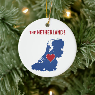 The Netherlands  Ceramic Ornament