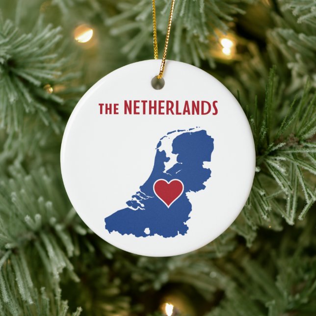 The Netherlands  Ceramic Ornament (Tree)