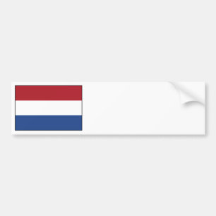 The Netherlands – Dutch Flag Bumper Sticker