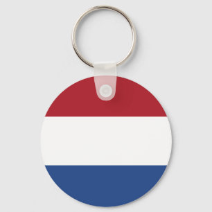 The Netherlands (Dutch) Flag Keychain