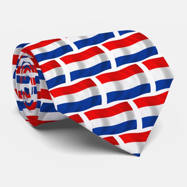 The Netherlands Flag Tie (Rolled)