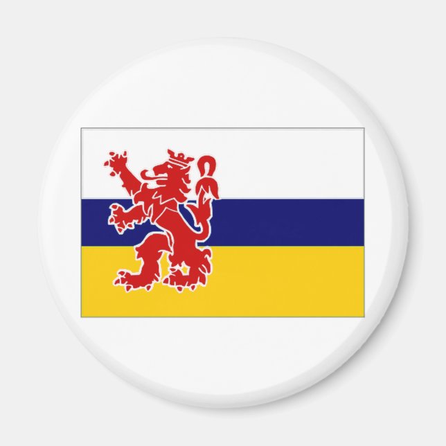 The Netherlands Limburg Flag Magnet (Front)