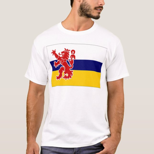 The Netherlands Limburg Flag T-Shirt (Front)