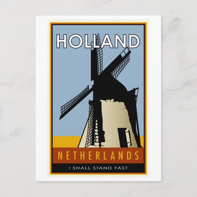 the Netherlands Postcard (Front)