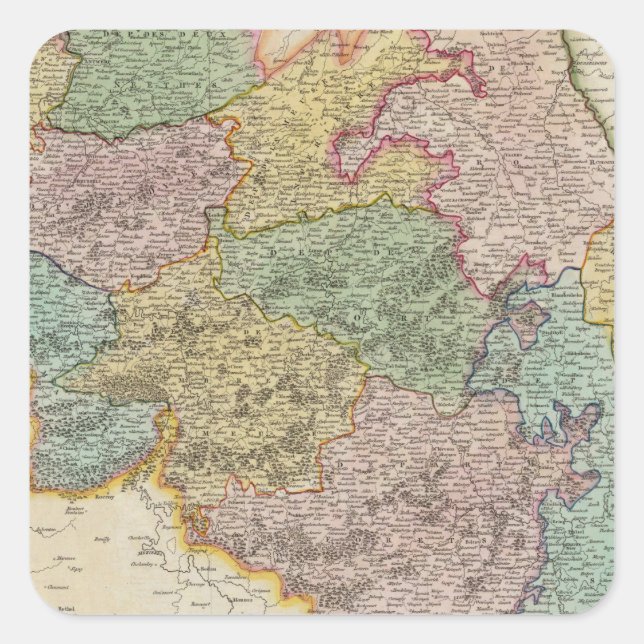 The Netherlands Square Sticker (Front)