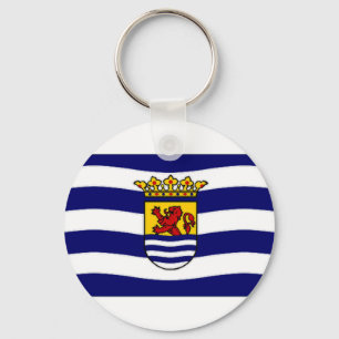 The Netherlands Zeeland Flag Keychain