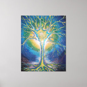 The neural tree canvas print