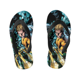 The New 52 - Aquaman #1 Kid's Flip Flops
