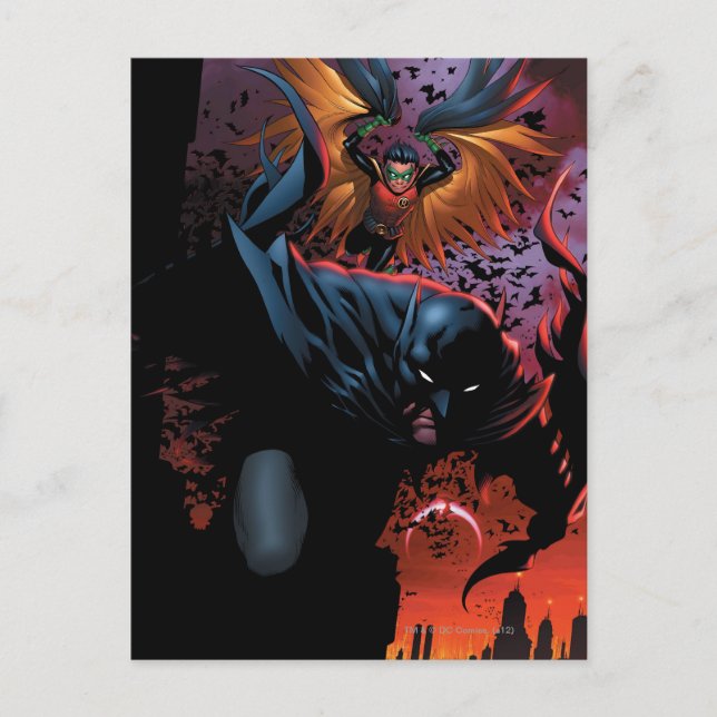 The New 52 - Batman and Robin #1 Postcard (Front)