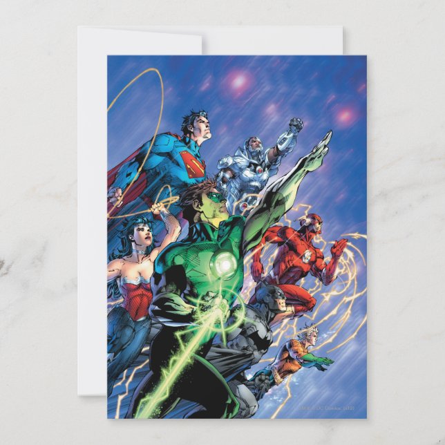 The New 52 Cover #1 3rd Print Invitation (Front)