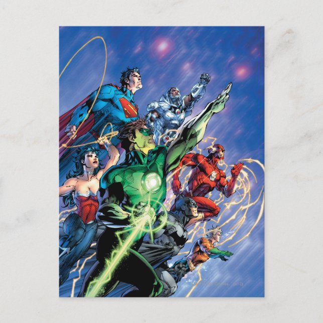 The New 52 Cover #1 3rd Print Postcard (Front)