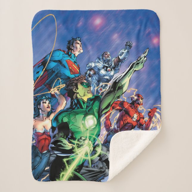 The New 52 Cover #1 3rd Print Sherpa Blanket (Front)
