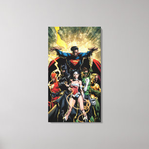 The New 52 Cover #1 Finch Variant Canvas Print