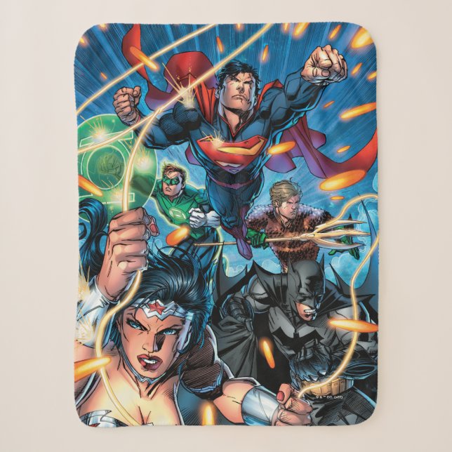 The New 52 Cover #4 Sherpa Blanket (Front)