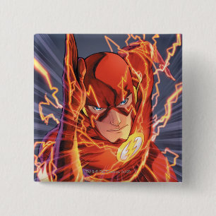 The New 52 - The Flash #1 2 Inch Square Button