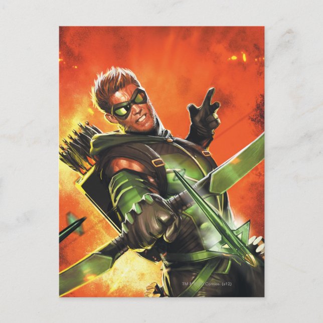 The New 52 - The Green Arrow #1 Postcard (Front)