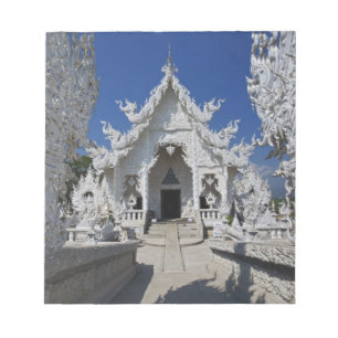 The new all white temple of Wat Rong Khun in Notepad