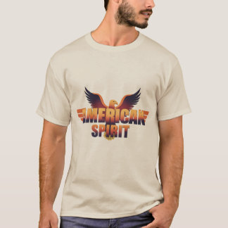 "‘THE NEW AMERICAN SPIRIT’ — bold lettering T-Shirt