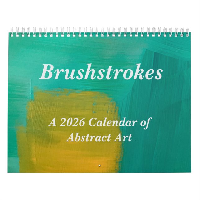 The New Brushstrokes 2026 Calendar (Cover)